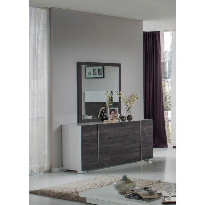 LA Furniture Corrado Italian Modern Grey Mirror VGACCORRADO-MIR Contemporary Style by Vig Furnitrue Number 72071 Catch Home Goods