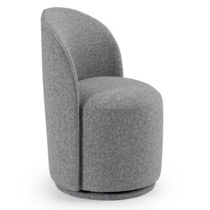 LA Furniture Correa Modern Grey Fabric Swivel Dining Chair VGKK-KF.Y1179-GRY Contemporary Style by Vig Furnitrue Number 82201 Catch Home Goods