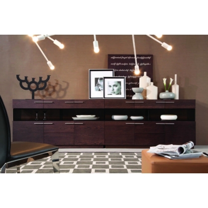 LA Furniture Daytona Modern Brown Oak Buffet VGWCB522-1 Contemporary Style by Vig Furnitrue Number 15357 Catch Home Goods
