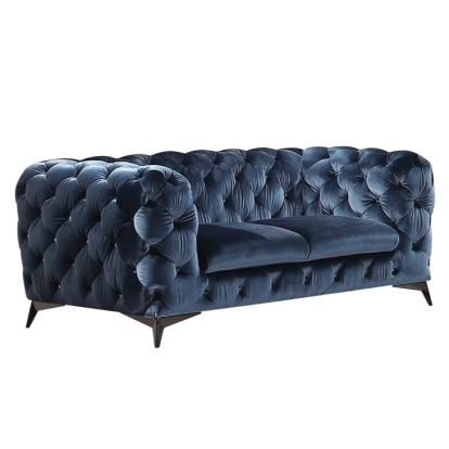 LA Furniture Delilah Modern Blue Fabric Loveseat VGCA1546-BLU-LOVE Contemporary Style by Vig Furnitrue Number 72431A Catch Home Goods