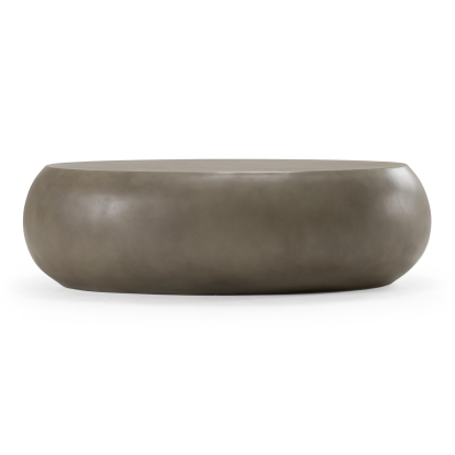 LA Furniture Denny Modern Grey Concrete Large Oval Coffee Table VGGR-675486-GRY Contemporary Style by Vig Furnitrue Number 85686 Catch Home Goods