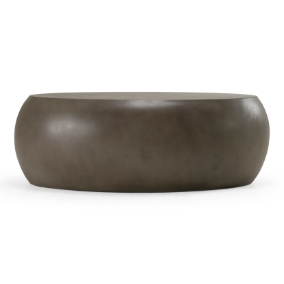 LA Furniture Denny Modern Grey Concrete Oval Coffee Table VGGR-675466-GRY Contemporary Style by Vig Furnitrue Number 85685 Catch Home Goods
