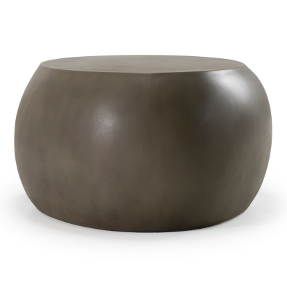 LA Furniture Denny Modern Grey Concrete Oval Coffee Table VGGR-675466-GRY Contemporary Style by Vig Furnitrue Number 85685 Catch Home Goods