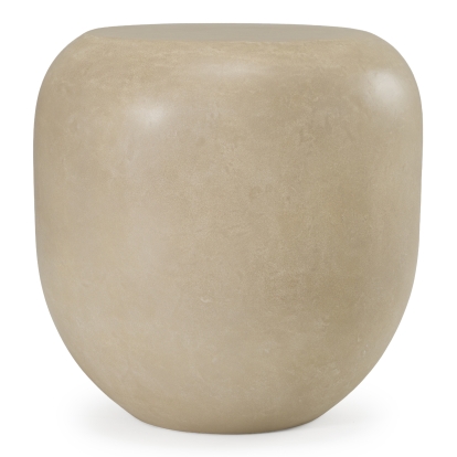 LA Furniture Denny Modern Beige Fiberform End Table VGGR-675461-PM-SAND Contemporary Style by Vig Furnitrue Number 85832 Catch Home Goods