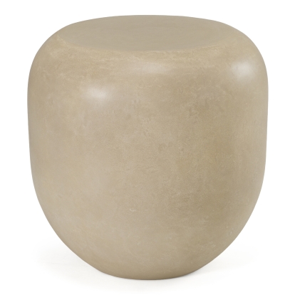 LA Furniture Denny Modern Beige Fiberform End Table VGGR-675461-PM-SAND Contemporary Style by Vig Furnitrue Number 85832 Catch Home Goods