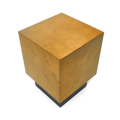 LA Furniture Derek Modern Metal & Antique Copper End Table VGVCET129-GRY-ET Contemporary Style by Vig Furnitrue Number 78576 Catch Home Goods