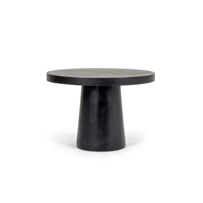 LA Furniture Desoto Modern Black Concrete Round Dining Table VGGR-630510-BLK Contemporary Style by Vig Furnitrue Number 81834 Catch Home Goods
