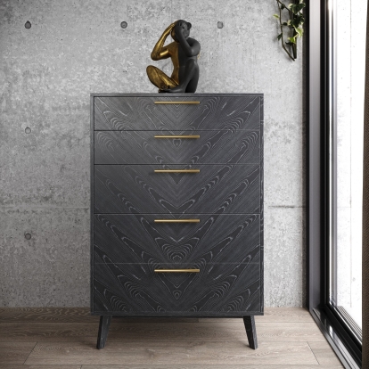 LA Furniture Diana Modern Grey Ash Chest VGMABR-132-CHEST Contemporary Style by Vig Furnitrue Number 80515 Catch Home Goods