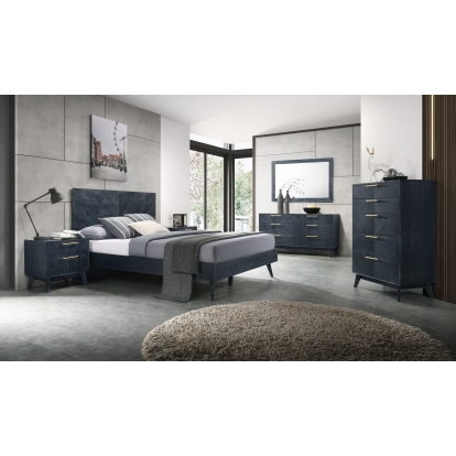 LA Furniture Diana Queen Modern Grey Ash Bedroom Set VGMABR-132-SET-Q Contemporary Style by Vig Furnitrue Number 80518 Catch Home Goods