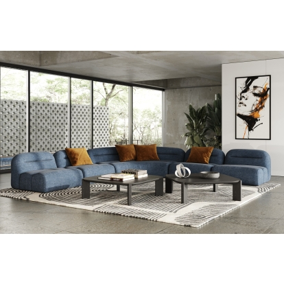 LA Furniture Forman Modern Blue Fabric Modular Sectional Sofa-5-Piece Sectional VGOD-ZW-23029-MOD-BLU-5-Piece Sectional Contemporary Style by Vig Furnitrue Number 81636|81636A Catch Home Goods