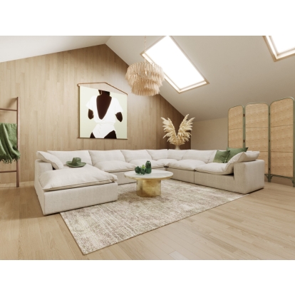 LA Furniture Garman Modern Light Grey Modular Sectional Sofa VGKKKF2651-MOD-GRY-SECT Contemporary Style by Vig Furnitrue Number 77214A|83554|83555|85556|83557 Catch Home Goods