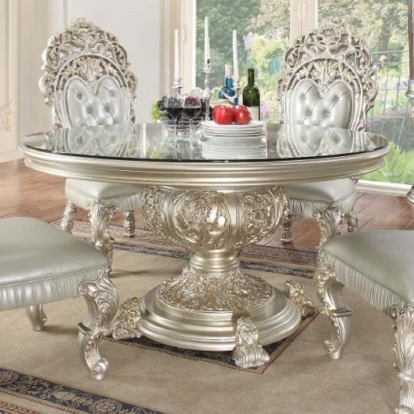 Acme Sandoval Round Dining Table Model DN01493