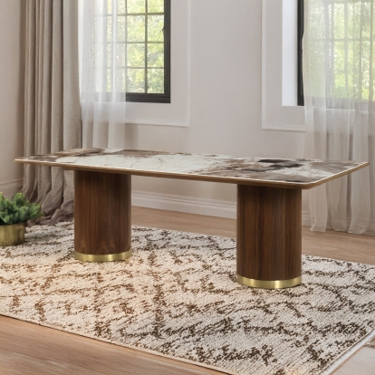 Acme Willene Dining Table with Ceramic Top Model DN03305