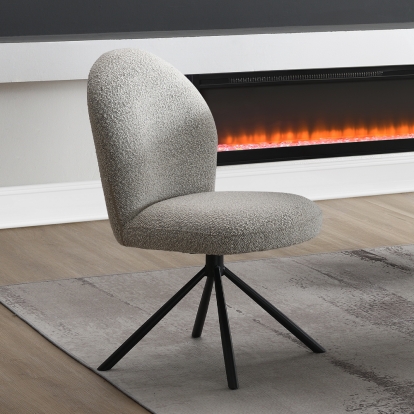 Acme Lawton Side Chair with Swivel (Set-2) Model DN03766