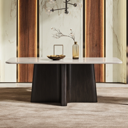 Acme Jacory Dining Table with Bottocino Marble Top Model DN04775