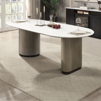 Acme Clayten Dining Table with Engineered Top Model DN06190
