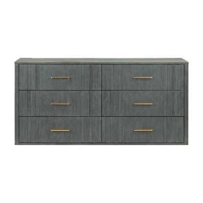 LA Furniture Manchester- Contemporary Dark Grey Dresser VGWD-HLF2-DR6DRA Contemporary Style by Vig Furnitrue Number 79786|79786A Catch Home Goods