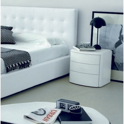 LA Furniture Drop Modern Italian White Ash Mini Nightstand VGSMDROP-NS1 Contemporary Style by Vig Furnitrue Number 71117 Catch Home Goods