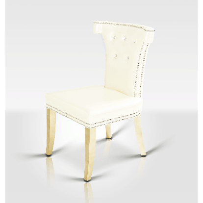 LA Furniture Beatrice White Leather Dining Chair VGUNAC043 Contemporary Style by Vig Furnitrue Number 14363 Catch Home Goods