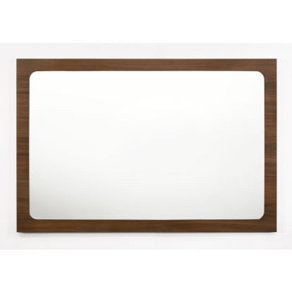 LA Furniture Dustin Modern Walnut Mirror VGMABR-99-MIR Contemporary Style by Vig Furnitrue Number 77547 Catch Home Goods