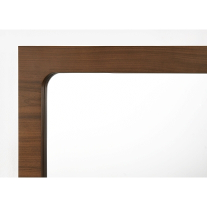 LA Furniture Dustin Modern Walnut Mirror VGMABR-99-MIR Contemporary Style by Vig Furnitrue Number 77547 Catch Home Goods
