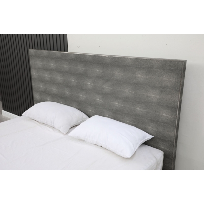 LA Furniture Dynasty Modern Shagreen Bed VGVCBD2108-GRY-BED-EK Contemporary Style by Vig Furnitrue Number 79091|80464 Catch Home Goods