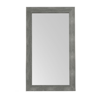 LA Furniture Dynasty Modern Shagreen Mirror VGVCJ2108-M-GRY-MIR Contemporary Style by Vig Furnitrue Number 79095 Catch Home Goods