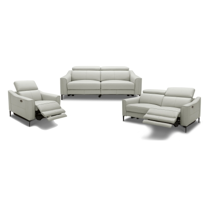 LA Furniture Eden Modern Grey Leather Sofa Set VGKVKM.5012-GRY-SET Contemporary Style by Vig Furnitrue Number 79253|79253A Catch Home Goods