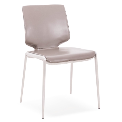 LA Furniture Eileen Modern Dark Grey Eco-Leather Dining Chair (Set of 2) VGHR3637-DKGRY-DC Contemporary Style by Vig Furnitrue Number 79585Z Catch Home Goods