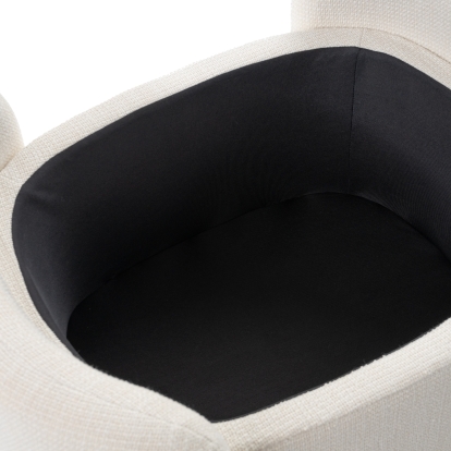 LA Furniture Erin Modern Cream Fabric Storage Ottoman VGRH-RHT-721-CRM Contemporary Style by Vig Furnitrue Number 82491 Catch Home Goods