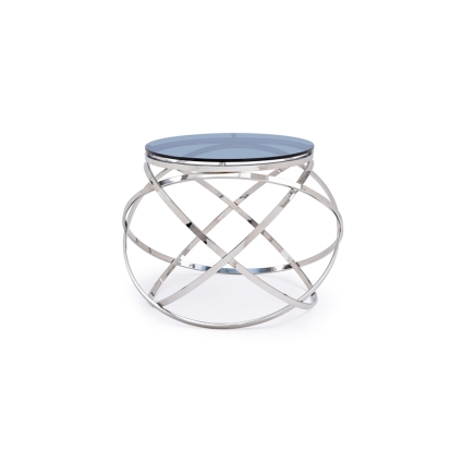 LA Furniture Tulare Contemporary Smoked Glass End Table VGVCET829 Contemporary Style by Vig Furnitrue Number 71742 Catch Home Goods