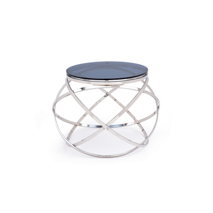 LA Furniture Tulare Contemporary Smoked Glass End Table VGVCET829 Contemporary Style by Vig Furnitrue Number 71742 Catch Home Goods