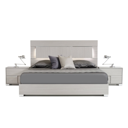 LA Furniture California King Ethan Italian Modern Grey Bed VGACETHAN-BED-CK Contemporary Style by Vig Furnitrue Number 78236 Catch Home Goods