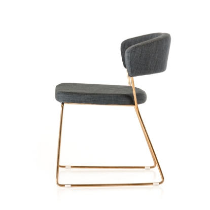 LA Furniture Ashland Modern Grey & Rosegold Dining Chair (Set of 2) VGEUMC-8349CH-G-GRY Contemporary Style by Vig Furnitrue Number 71290Z Catch Home Goods