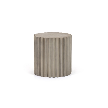 LA Furniture Evadale Modern Grey Concrete End Table VGGR-685156-GRY Contemporary Style by Vig Furnitrue Number 81848 Catch Home Goods