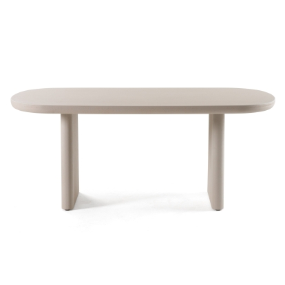 LA Furniture Evermore Modern Grey Faux Cement Oval Dining Table VGGM-1752-GRY Contemporary Style by Vig Furnitrue Number 81787 Catch Home Goods