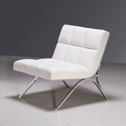 LA Furniture Antimony Mid-Century White Leatherette Sofa Set VGEWF3085-WHT Contemporary Style by Vig Furnitrue Number 17437 Catch Home Goods