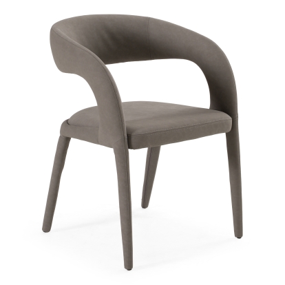 LA Furniture Faerron Modern Grey Leatherette Dining Chair VGEUMC-7182CH-GRY Contemporary Style by Vig Furnitrue Number 80601 Catch Home Goods