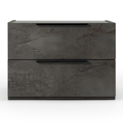 LA Furniture Ferrara Modern Volcano Oxide Grey Nightstand VGACFERRARA-NS Contemporary Style by Vig Furnitrue Number 77876 Catch Home Goods