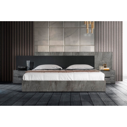 LA Furniture California King Ferrara Modern Volcano Oxide Grey Bed VGACFERRARA-BED-CK Contemporary Style by Vig Furnitrue Number 78393A Catch Home Goods