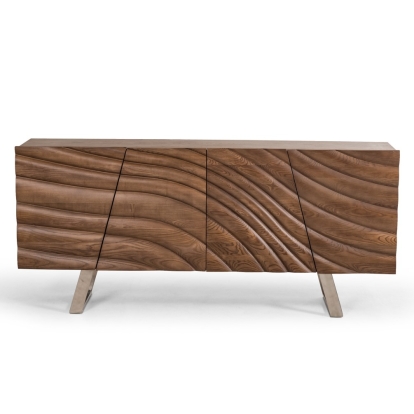 LA Furniture Finley Mid-Century Walnut Buffet VGCSSB-16050 Contemporary Style by Vig Furnitrue Number 71400 Catch Home Goods