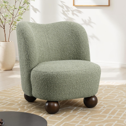Furniture Of America Karey Contemporary Green Accent Chair Model FM-AC6010GR