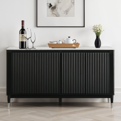 Furniture Of America Maidstone Contemporary Black/White Server Model FM32001BK-SV