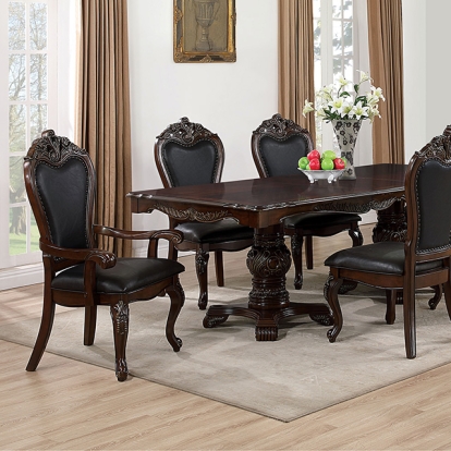 Furniture Of America Manzanita Traditional Dark Cherry Dining Table Model FM3261CH-T-TABLE