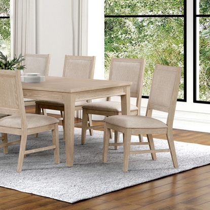 Furniture Of America Sandnes Transitional Light Oak Dining Table Model FM3369AK-T
