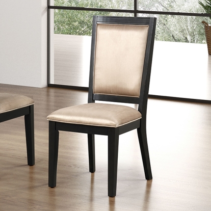 Furniture Of America Kenyada Contemporary Espresso Side Chair (2/Ctn) Model FM3401ES-SC-2PK