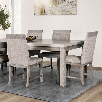 Furniture Of America Gristalt Transitional Gray/Stone Gray Dining Table Model FM3597GY-T
