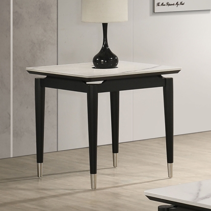Furniture Of America Maidstone Contemporary Black/White End Table Model FM42001BK-E