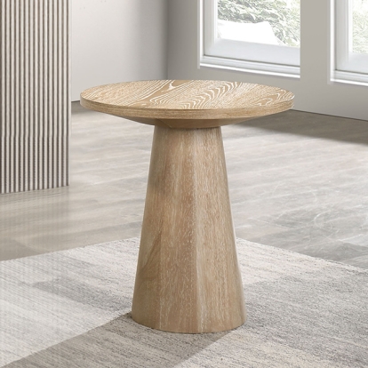 Furniture Of America Halewood Contemporary Oak End Table Model FM4222NT-E-PK