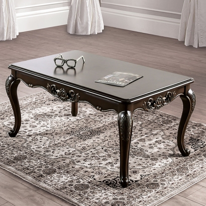 Furniture Of America Halcaster Traditional Java Coffee Table Model FM45003C
